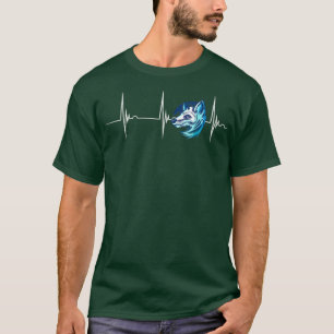 Camiseta Ártico Antártico Ártico Do Lover Heartbeat EKG