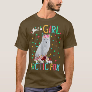 Camiseta Ártico Apenas Uma Menina Que Ama Ártico Por 109