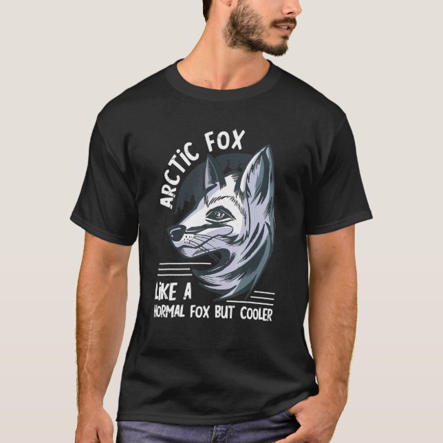 Camiseta Ártico Cinto Como Uma Paisagem Raposa Normal (Frente)