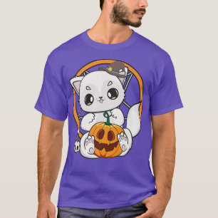 Camiseta Ártico Fo E Abóbora Bastante Para Kawaii Halloween