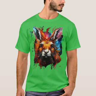 Camiseta Artico Hare Rainbow