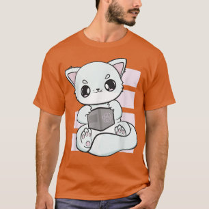 Camiseta Ártico Lê Livro Para O Lover De Livros E Bibliotec