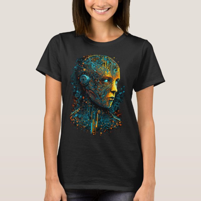Camiseta Artificial Intelligence  Computer Science  IT Prof (Frente)