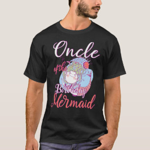 Camiseta Artigo da Filha da Sereia de Aniversário Garota B