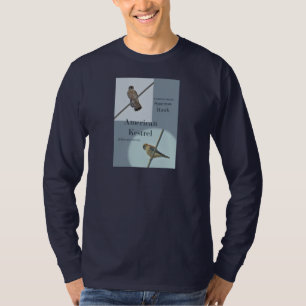 Camiseta Artigos americanos do Kestrel (sparverius de