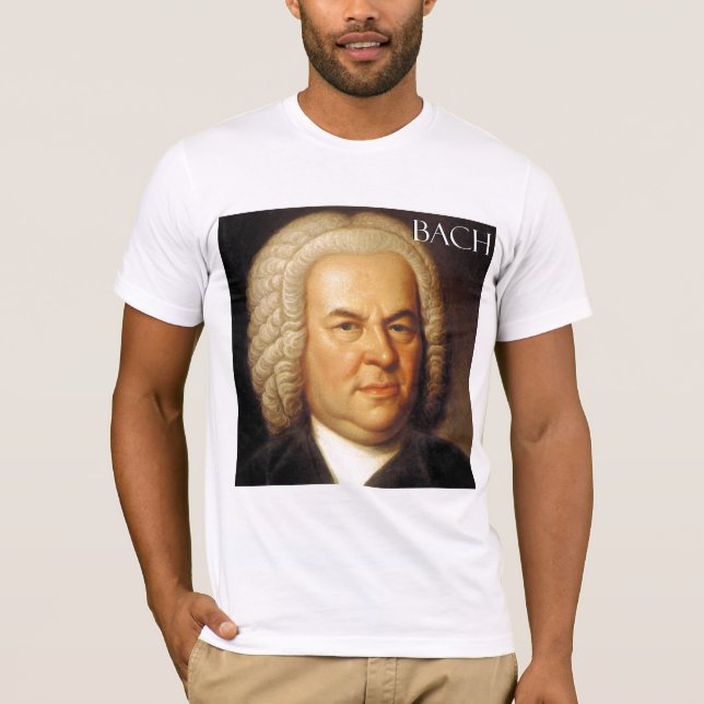 Camiseta Artigos de Johann Sebastian Bach (Frente)