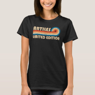 Camiseta ARTILES Apelido Retro Vintage 80s 90s Aniversário 