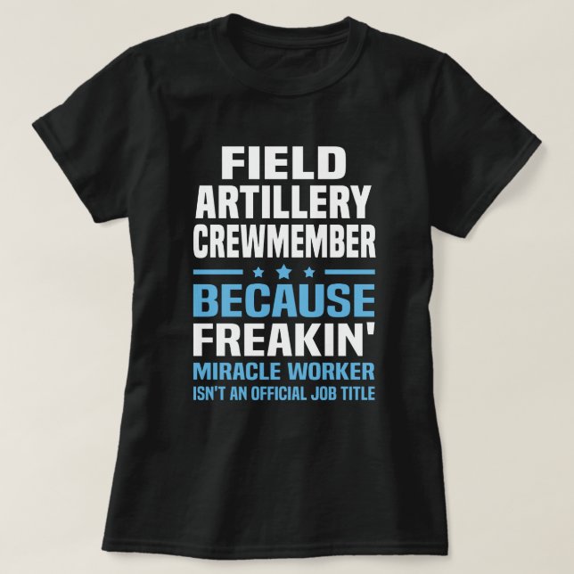 Camiseta Artilharia de Campo CrewMember (Frente do Design)