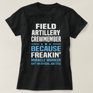 Camiseta Artilharia de exército de campanha Crewmember