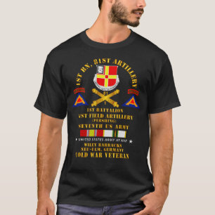 Camiseta Artilharia de rua 1rua Bn 81 Pershing NewUlm Alema