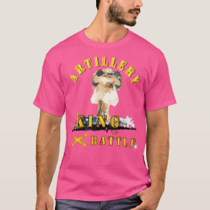 Camiseta Artilharia Rei da Batalha com Explosão Atômica