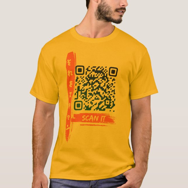 Camiseta Artimis exclusivo do Design QR Code Scan to Visite (Frente)
