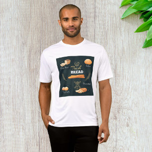 Camiseta Artisan Bread Bakery Loaf Rolls Baguette