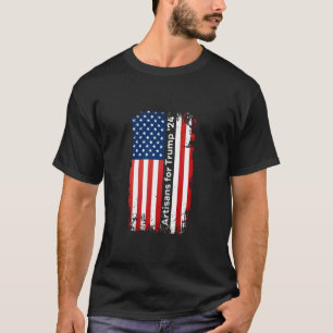 Camiseta Artisans For Trump 2024 Engraçada Eleição De Arte