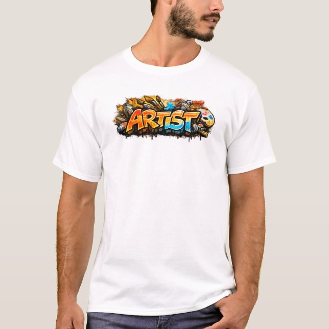 Camiseta Artist Graffiti Street Art Design (Frente)