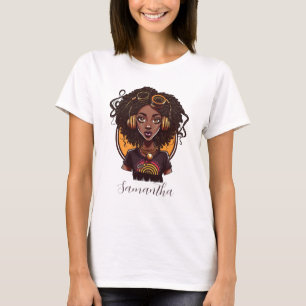 Camiseta Artista Afro Mulher