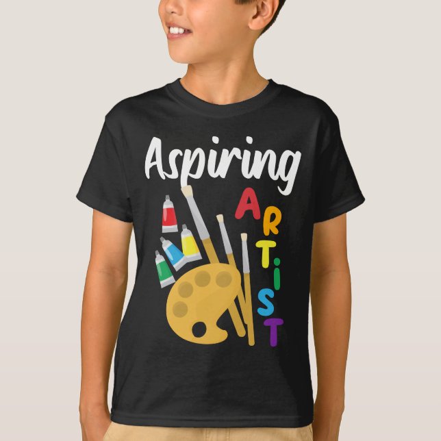 Camiseta Artista Aspiradora - Pintores da Paleta A (Frente)