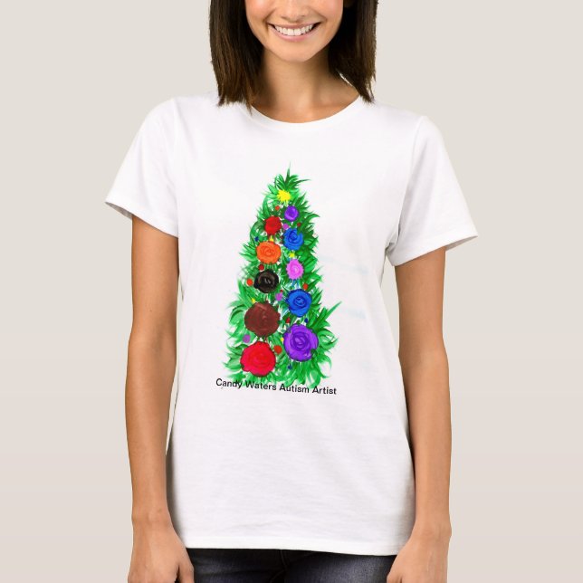 Camiseta Artista Autismo Candy Waters (Frente)