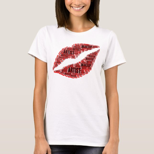 Camiseta Artista Cosméticos Skincare Cosmetologistas (Frente)