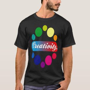 Camiseta Artista da criatividade acrílica