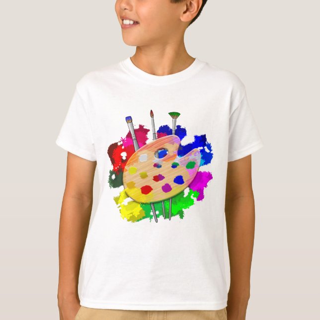 Camiseta Artista da Paleta de Artistas (Frente)