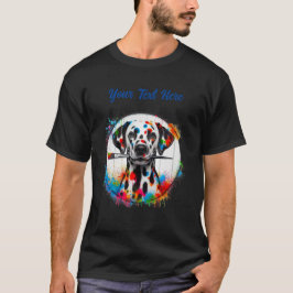 Camiseta Artista Dalmaciano de abertura de cores - Escolha