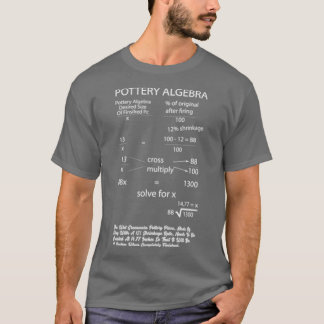 Camiseta Artista de álgebra da bateria