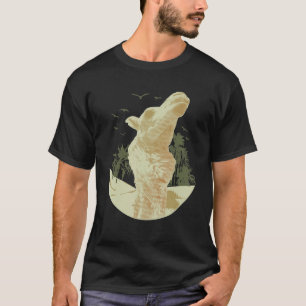 Camiseta Artista de Amantes de os animais Realistas de Came