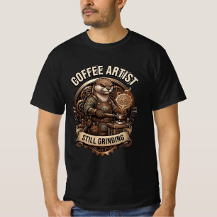 Camiseta Artista de Café Ainda Moendo Lontra