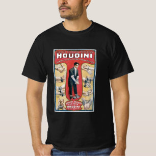 Camiseta Artista de escape de algemas de Houdini ~ Vintage