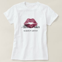 Artista de Maquiagem do Lip do Beijo Vermelho Mode