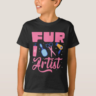 Camiseta Artista de Pelo Tosador de Cães Tosa de Animais de