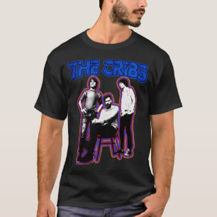 Camiseta Artista de Silhueta Azul Música de Banda de Rock