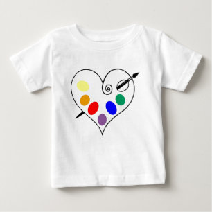 Camiseta Artista do bebê