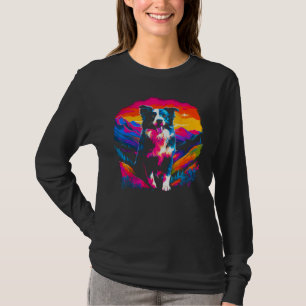 Camiseta Artista do Cão Border Collie