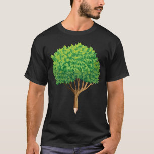 Camiseta Artista do Lover de Natureza Inspiracional do Láp