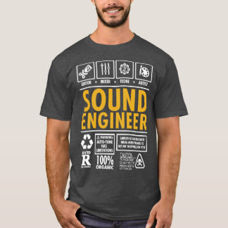 Camiseta Artista do Mixer de Engenheiros de Som