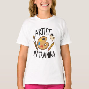 Camiseta Artista em Treinamento Passarinho Fofo Volta às Au