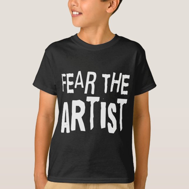 Camiseta Artista engraçado (Frente)