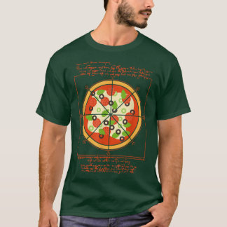 Camiseta Artista Geométrico Da Vinci Pizza Pizzaholic