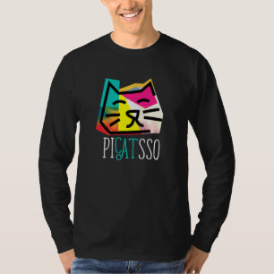 Camiseta Artista I Art Professor I Picatsso I Abstrato Cat