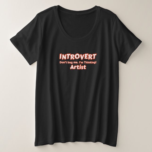 Camiseta Artista Introduzido (Frente do Design)