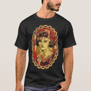 Camiseta Artista Japonês Geisha Female3