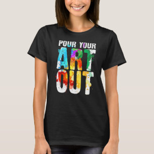 Camiseta Artista legal Para Mulheres Pintor Professora Pint
