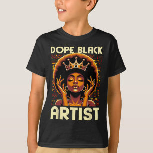 Camiseta Artista Negro Droga Professor de Arte Afro-America