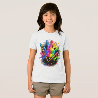 Camiseta Artista Pintor Pintura Colorida