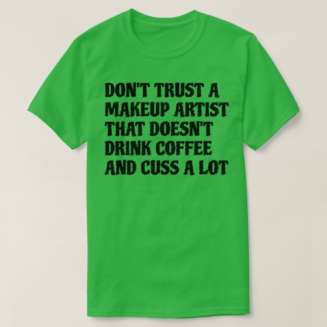 Camiseta Artista Que Bebe Café Custa Muito (Frente do Design)