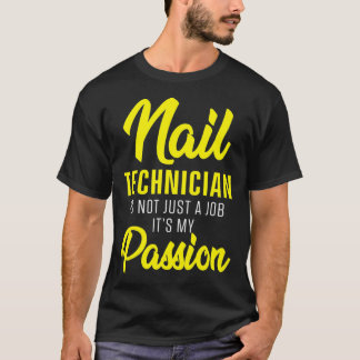 Camiseta Artista técnico certificado Nail Technician _63