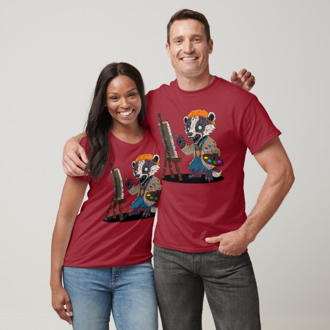 Camiseta Artista Texugo Zumbi (Unissex)