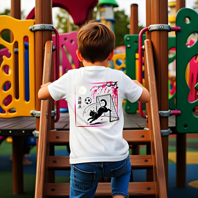 Camiseta Artistic Cherry Blossom Cat Soccer For Japanese Ar (Criador carregado)